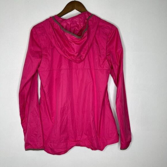 Nike ACG Women’s Pullover Jacket Pink Hooded Size M Lightweight Outdoor Gear - Picture 6 of 8